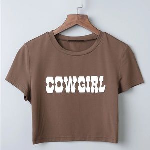 Cowgirl graphic tee